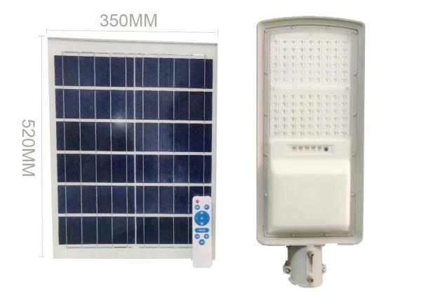 60Watt Aluminium PC 64pcs LED Solar Powered Street Lights