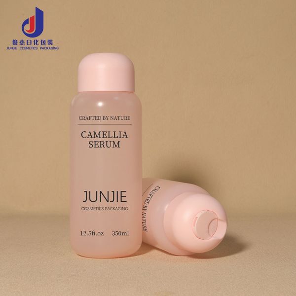 Creative Skin Care and Packaging Set 350ml 280ml 100g 50g Custom logo Soft Touch Plastic Cosmetic Lotion Pump Bottle Cream Jar
