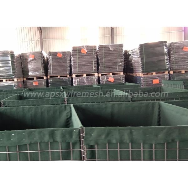 Pared protectora a prueba de explosiones militar del hierro de la barrera defensiva con poco carbono del alambre