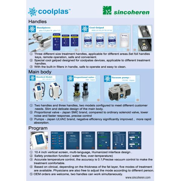 Grosse machine de régime de congélation de réduction de travail simultané de 2 têtes d'OEM/ODM grosse