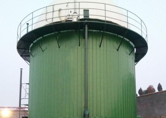 Tanque de armazenamento flexível integrado do metano, tanque de armazenamento dobro do biogás da membrana