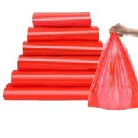 Sacos de transporte de coletes de plástico reutilizáveis de tamanho médio, HDPE, LDPE, T-shirt colorido