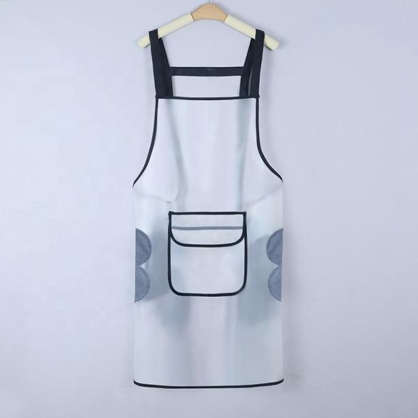 Transparent Waterproof Pvc Apron 7 Days Sample Order Lead Time for Restaurant Server