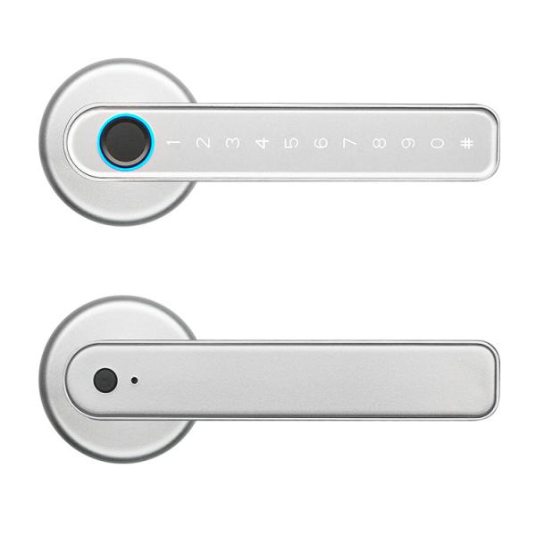 Wifi TTlock Smart Handle Door Lock Zinc Alloy For Outside Gate
