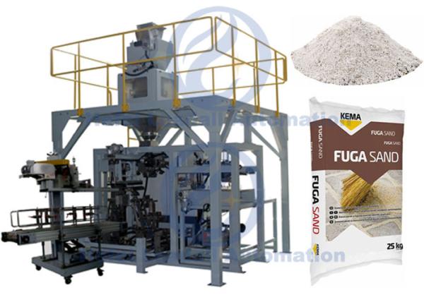 Quartz Sand Big Bag Packing Machine For 25 KG PP Woven Or PE Bags