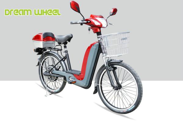 36V 350W Pedal Assist Electric Bike 24 Inch Wheel V Brake Rear Brushless Motor
