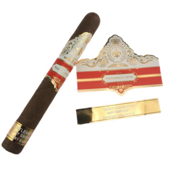 Etiquetas de cigarrillos de vinilo BOPP Imprimible papel de oro resistente al calor Etiquetas en relieve Impresión