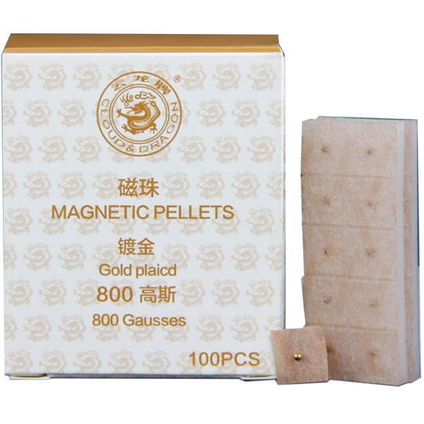 Other Certification 100 pcs Gold plated 800 Gausses Ear Acupuncture pressing seed magnet