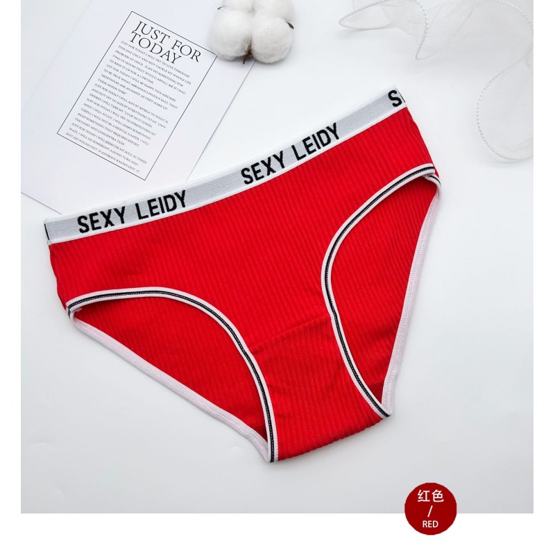 Wholesale Women High Quality 95% Cotton Fashionable Belt M-xl Women Brief Quality Slips Cotton Femme Lady Panty Briefs