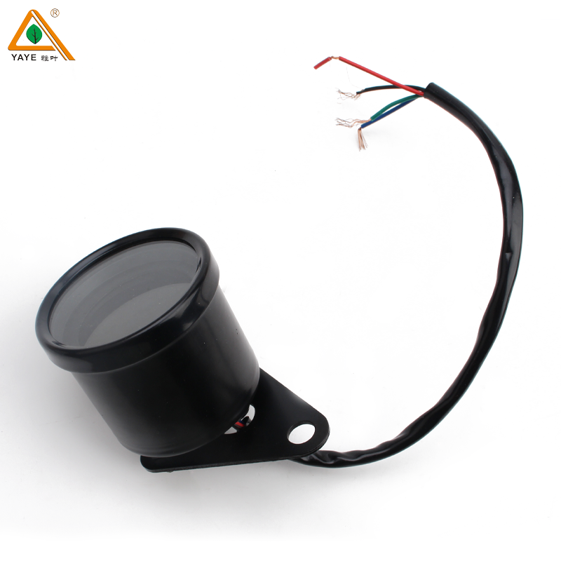 Universal LED Digital Speedometer Meter for Motorcycles 7 Color Lighting Changes New Condition