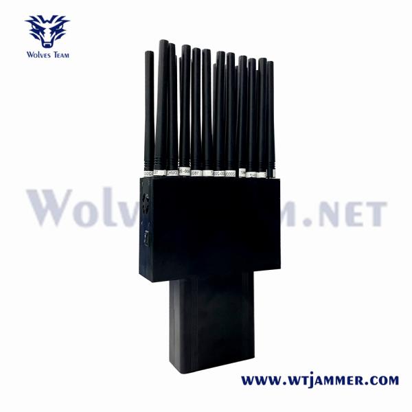 Jammer L1 L2 L5 Lojack 22 22W портативный WiFi GPS соединяет 2G 3G 4G 5G