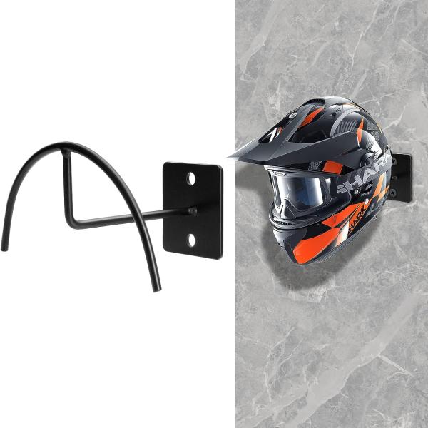 Estante para soporte de casco de metal de 5 mm de espesor para montar en la pared