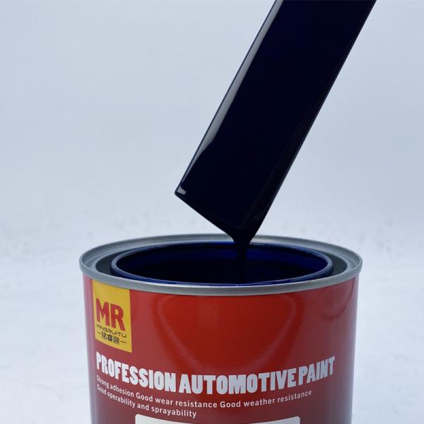 M121 1K Aquamarine Car Paint High Hardness Blue Green Metallic Auto Paint