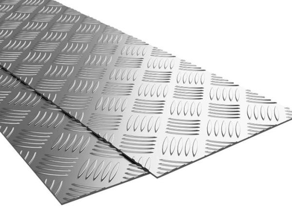 Embossed Aluminium Chequered Sheet , Aluminium Durbar Plate AA1060/ AA3003/ AA5052  a