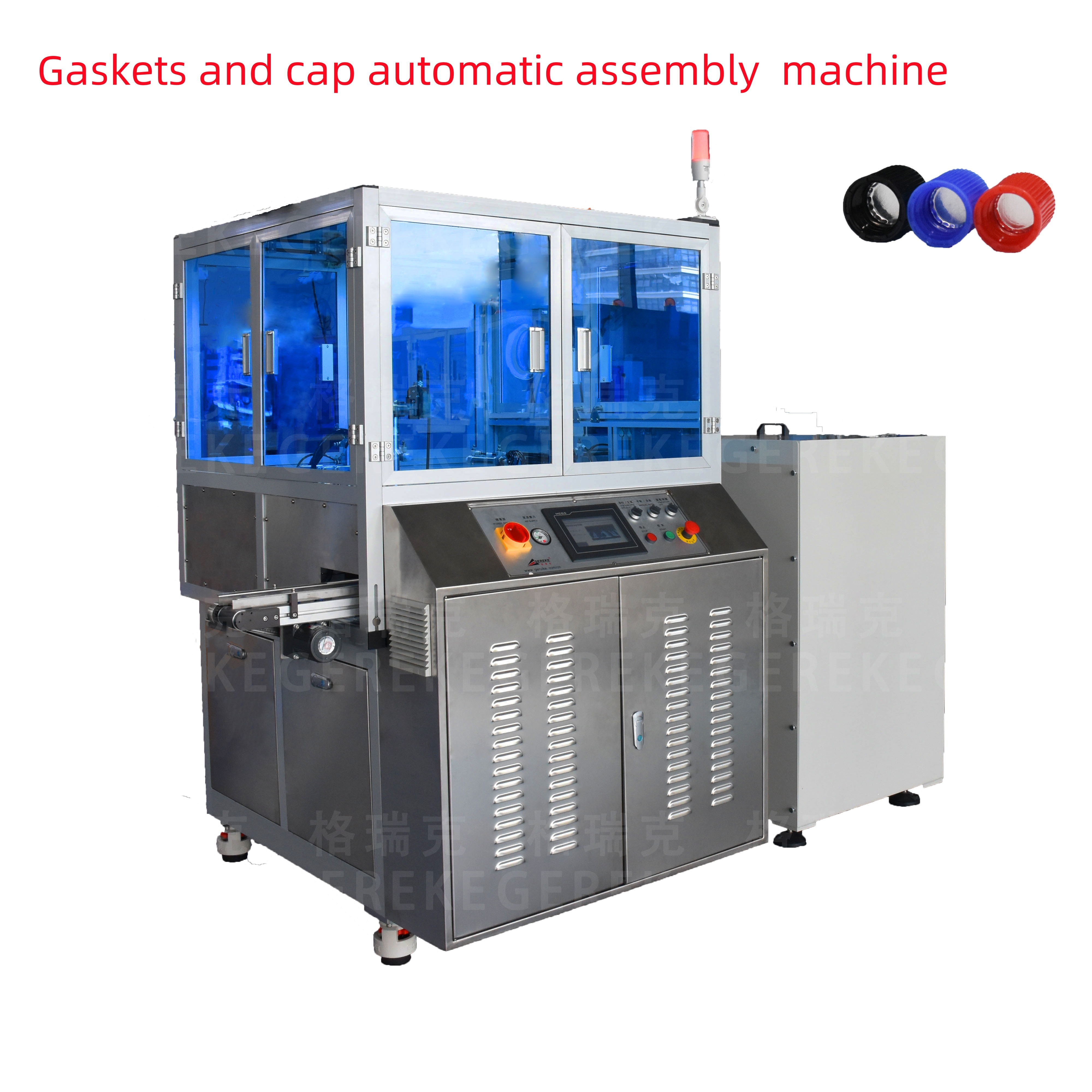 Full Automatic Assembly Machine for Cap Gasket 1.5kw 100-120 pcs/min