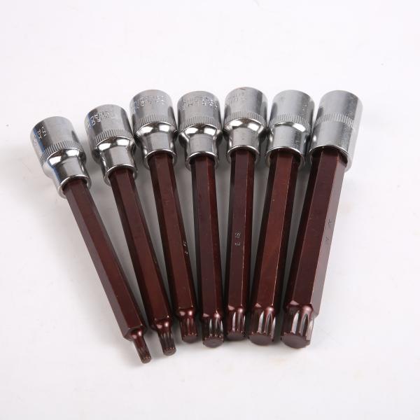 55MM To 200MM Bit Socket Set With Bright Color S2 Material