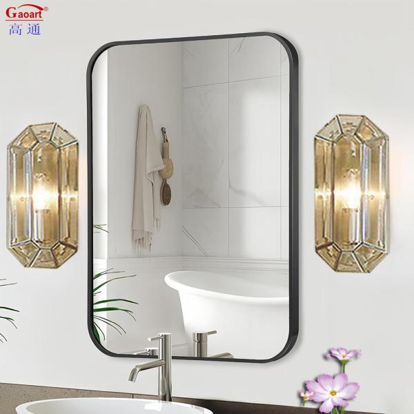 Bathroom Decoration Wall Stand Stick Plain Modern Long Size Home Decor Square Mirror