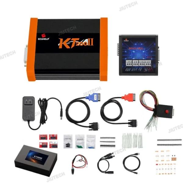 Online/offline KT200 II Versão completa Programador de ECU DTC Remoção de código OBD2 BOOT BDM JTAG Leia e escreva Protocolo múltiplo