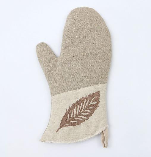 Cotton Oven Glove Heat Proof Mitten Kitchen Cooking Microwave Oven Insulated Non-slip Glove Thickening