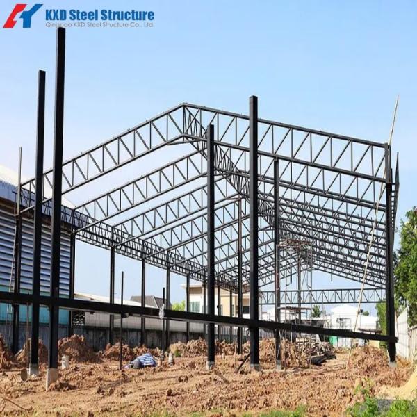 Prefab Steel Warehouse: Large Clear Span up to 60m