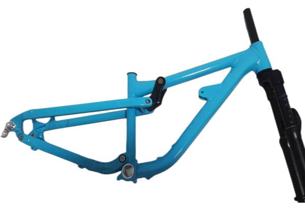 24er Junior Full Suspension Bike Frame Aluminum Children Mountain Bicycle