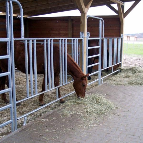 Anti Rust Round Tube Farm Horse Yard Corral Fencing Panels Galvanized