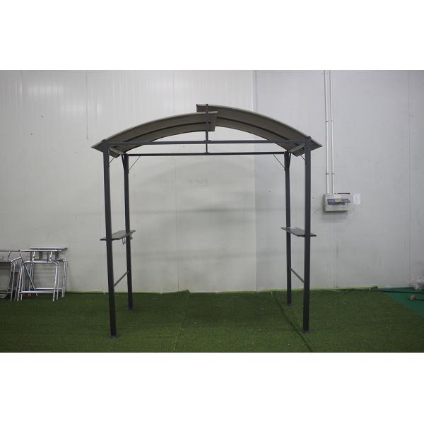 PA Coated Sail Finishing Metal Awning Canopy All Weather Sun Shade Shelter for BBQ Pavilion