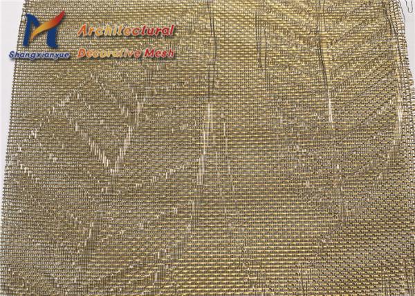 Fio de alumínio interno de vidro laminado moderado Mesh Panels dos divisores 0.6mm da tela