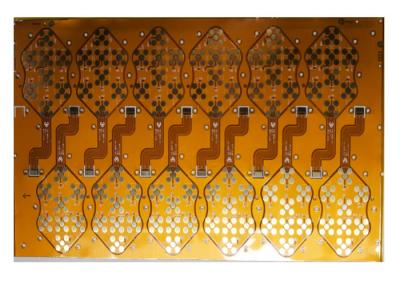 2x6 ouro imersão da placa PWB Polyimide painel 2u flexível da”