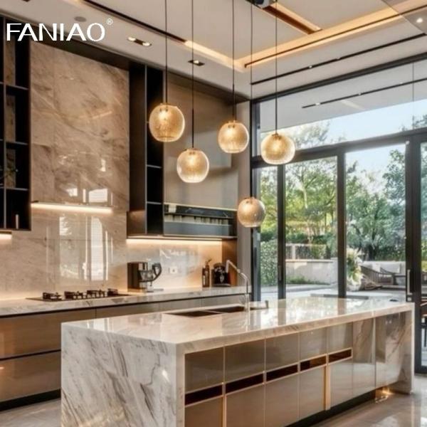 Modern Style European Luxury Custom Kitchen Unite Modern Cabinets Customized Durable Wall Cabinets Lacquer