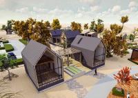 As/Nzs Standard Design Tiny Home Prefab A Frame Homes para kits de casas pequenas