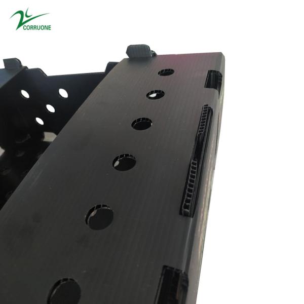 Potato Cabbage Corrugated Plastic Packaging Boxes Hollow Structure