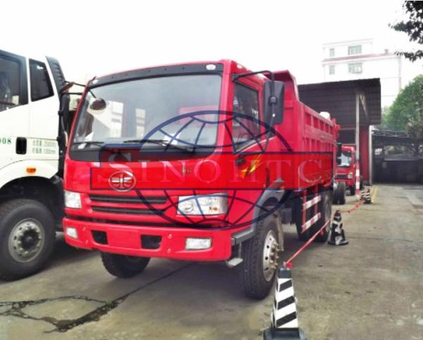 Light Medium Duty 7 Ton Tipper Truck With Right Hand Driving Steering 4x2 Type