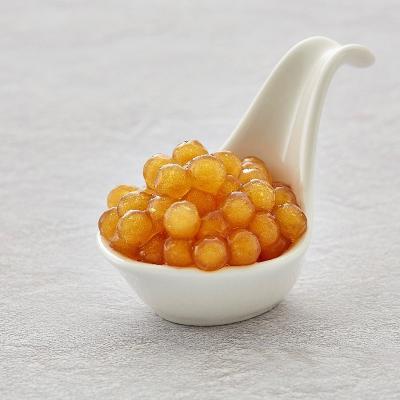 10mm Round Dried Tapioca Pearls Taro Flavor Handmade Without Additives