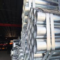 Metal redondo laminado a alta temperatura galvanizado tubo Sch40 ISO9001 da tubulação de aço do soldado