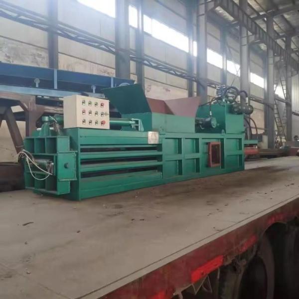 Waste Tray Compress Machine Plastic Rubber Horizontal Baler Machine Recycling Solution