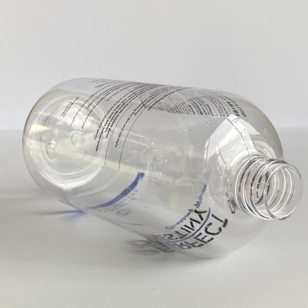 Custom Printed PET Plastic Cylinder Lotion Bottle with Flip Top Cap for Shampoo and Body Wash