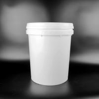 Seau blanc standard de stockage de 5 gallons ISO9001 avec le couvercle