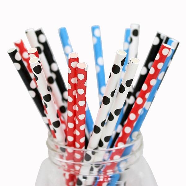 Decorative Wedding Party Paper Straws  Cute Beverage Paper Drinking Straws