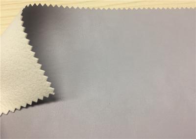 Grey Shoes Synthetic Leather Nonwoven Backing Fabric No Fading Anti - Mildew
