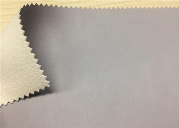 Grey Shoes Synthetic Leather Nonwoven Backing Fabric No Fading Anti - Mildew