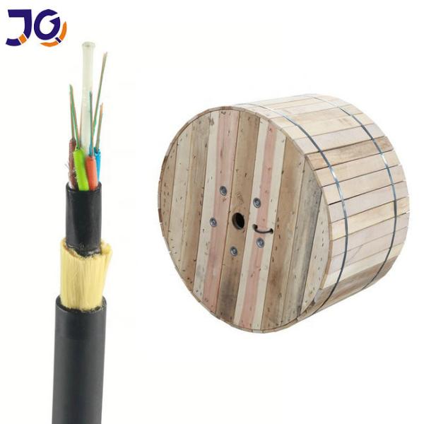 FRP Aerial Optical Fiber Cable ADSS 24 Cores G652D Aramid Yarn Dielectric Self Supporting