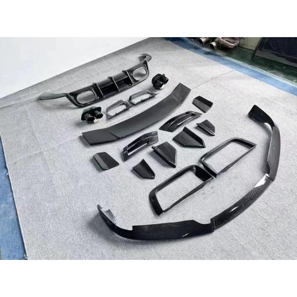 Repair Porsche 992 Body Kit BS Style Turbo Widebody Diffuser Spoiler Dry Carbon Fiber