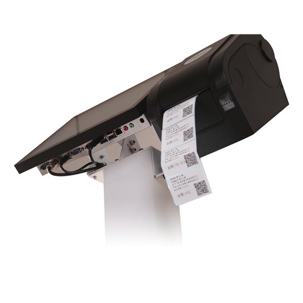 12 Inch Desktop Screen 15-100kg Pork and Beef Processing LCD Printing Label Scale