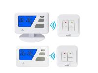 Riseem Push Button 868 Mhz Termostato de Sala sem fio de RF não programável para sistema de aquecimento por piso