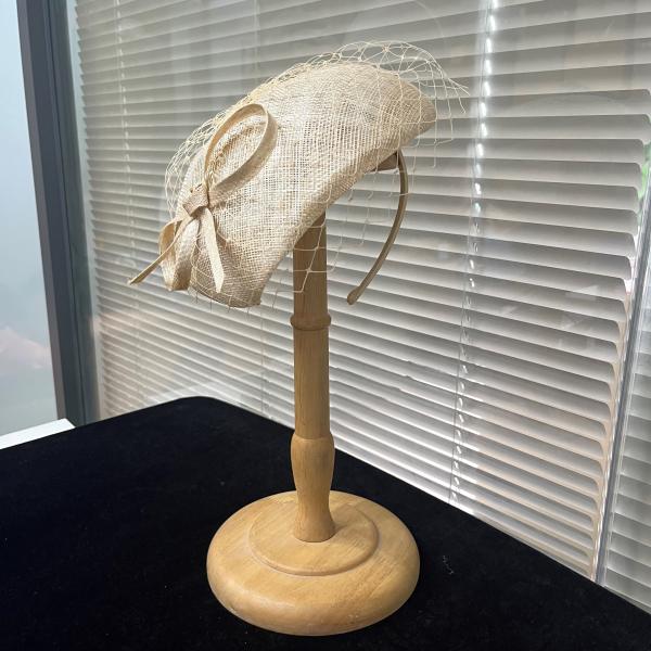 Suministros de milanería velo y sombrero Sinamay Fascinator