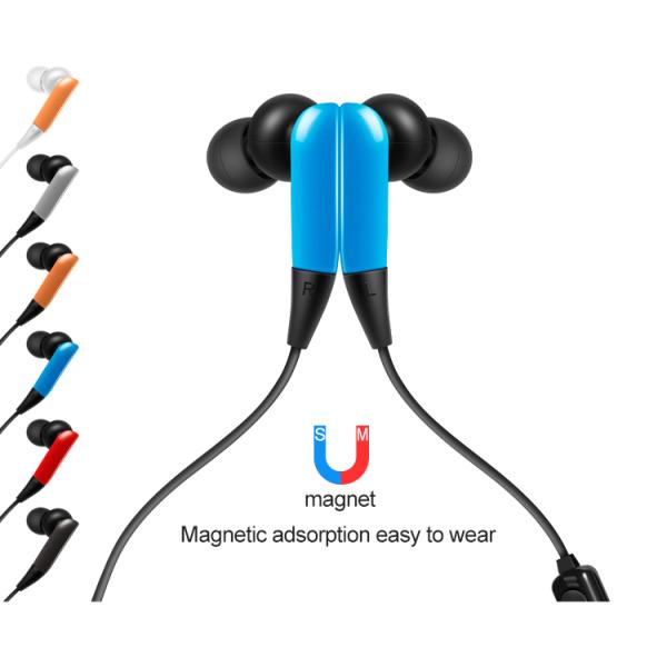 Magnetic EDR Wireless Stereo Earphone 15m Durable Bluetooth Headset