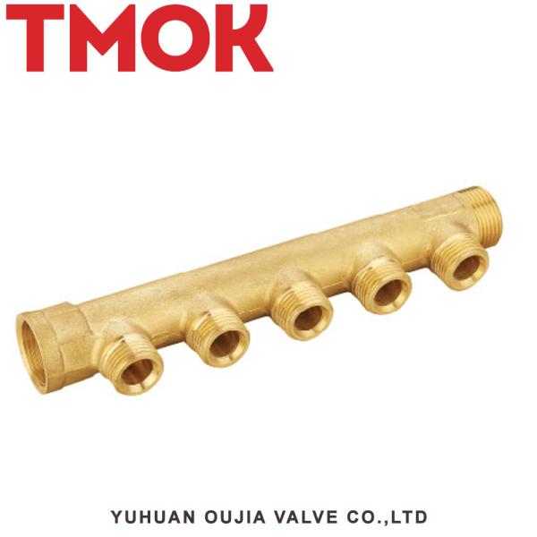 Pex 1/2 Brass Bar Manifold