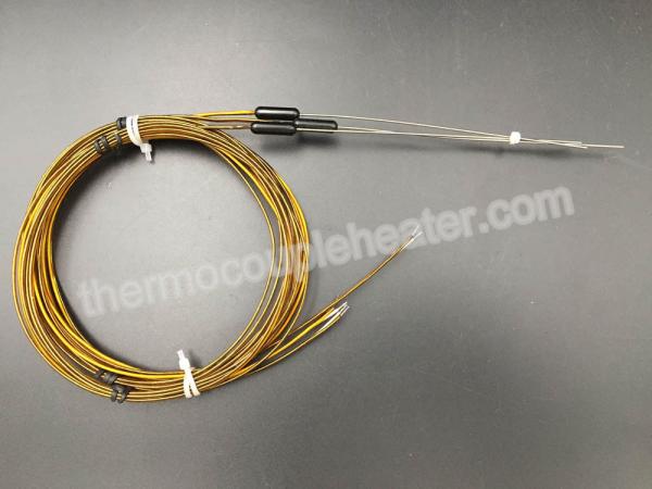 Tipo quente tipo ponta de prova do molde do corredor de J de par termoelétrico com transição moldada plástico