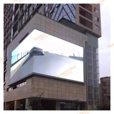 Tela de LED externa com economia de energia para publicidade, tela de alta taxa de atualização P7.81